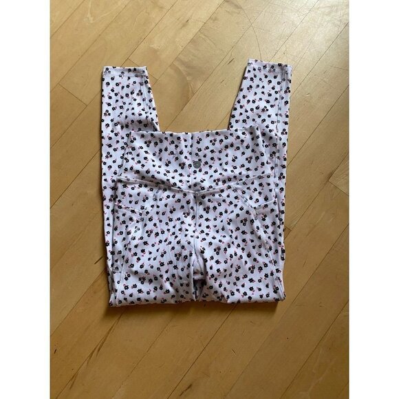 X By Gottex BNWOT "Rachel" Ankle Tights NEW Pull On "Polka Flower" - Picture 5 of 6